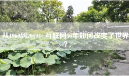 从1969到2019：互联网50年如何改变了世界？